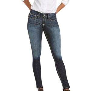 Ariat Women's R.E.A.L. Mid Rise Stretch Outseam Ella Skinny Jean Celestial 33 R